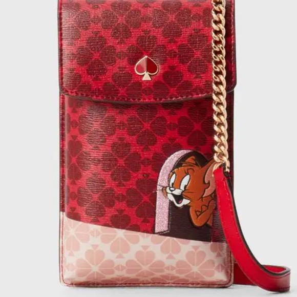 Kate ♠️ Spade Tom and Jerry phone 📱 Crossbody Bag EUC - Picture 5 of 8